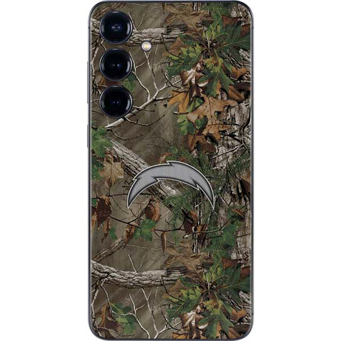 NFL Los Angeles Chargers Realtree Xtra Green Camo Galaxy S25 Plus Skin