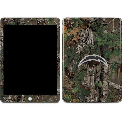 NFL Los Angeles Chargers Realtree Xtra Green Camo Apple iPad Skin