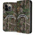NFL Los Angeles Chargers Realtree Xtra Green Camo iPhone 14 Pro Folio Case