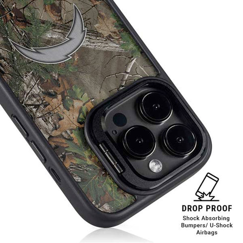 NFL Los Angeles Chargers Realtree Xtra Green Camo iPhone 14 Pro Kickstand Case