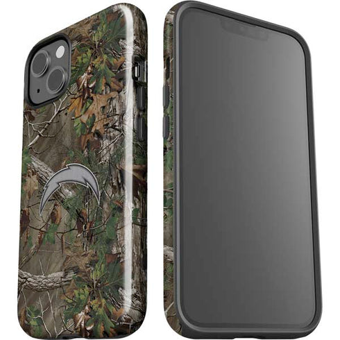 NFL Los Angeles Chargers Realtree Xtra Green Camo iPhone 15 Impact Case
