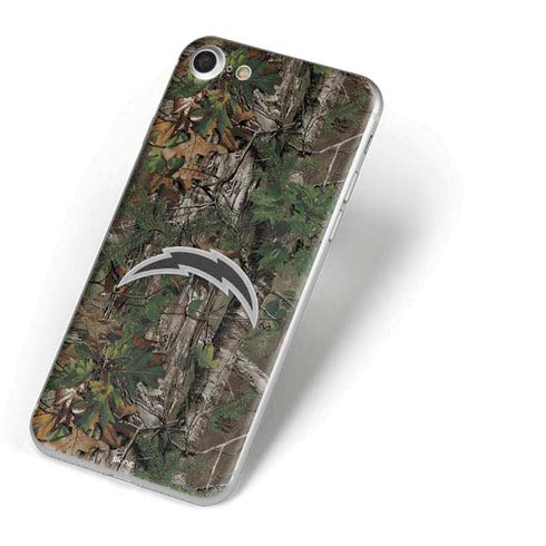 NFL Los Angeles Chargers Realtree Xtra Green Camo iPhone 8 Skin