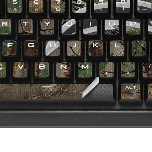 NFL Los Angeles Chargers Realtree Xtra Green Camo K95 RGB PLATINUM Mechanical Gaming Keyboard Skin