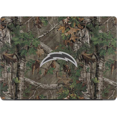 NFL Los Angeles Chargers Realtree Xtra Green Camo Apple MacBook Pro 14-inch Skin