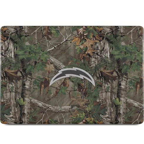 NFL Los Angeles Chargers Realtree Xtra Green Camo MacBook Skins