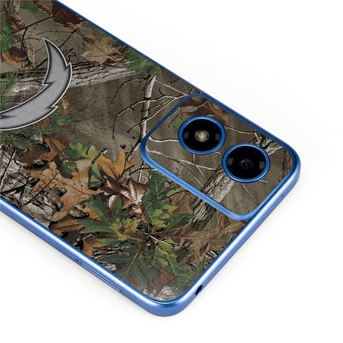 NFL Los Angeles Chargers Realtree Xtra Green Camo Moto G Play 4G (2024) Skin