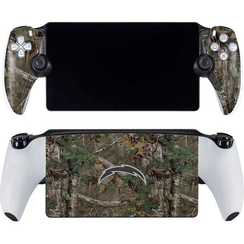 NFL Los Angeles Chargers Realtree Xtra Green Camo PlayStation Portal Remote Player Skin