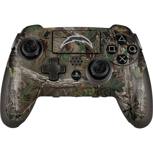 NFL Los Angeles Chargers Realtree Xtra Green Camo PlayStation Scuf Vantage 2 Controller Skin