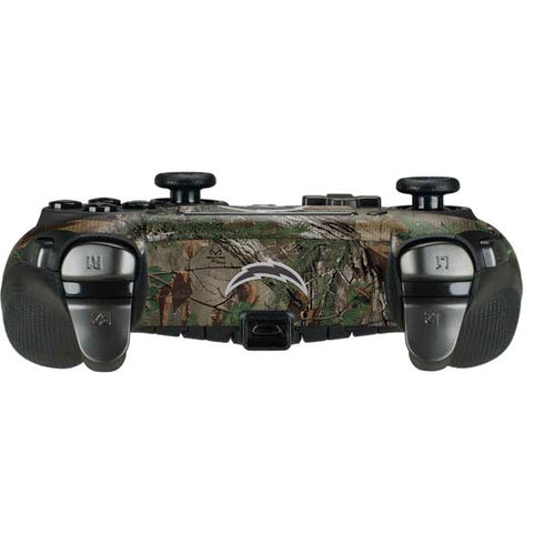 NFL Los Angeles Chargers Realtree Xtra Green Camo PlayStation Scuf Vantage 2 Controller Skin