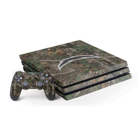 NFL Los Angeles Chargers Realtree Xtra Green Camo PlayStation PS4 Skins