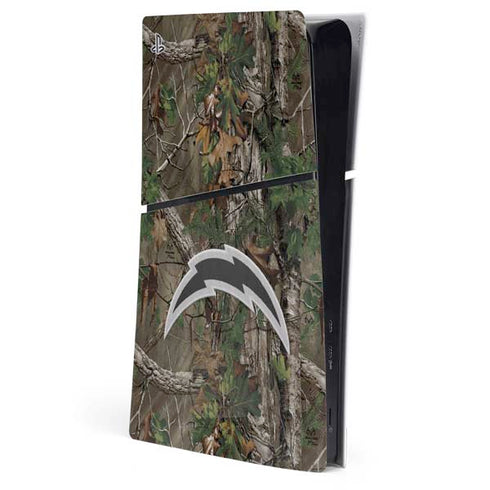 NFL Los Angeles Chargers Realtree Xtra Green Camo PlayStation PS5 Skins