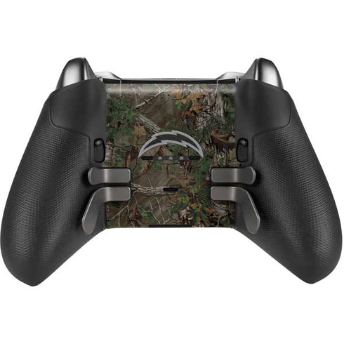 NFL Los Angeles Chargers Realtree Xtra Green Camo Xbox Elite Wireless Controller Series 2 Skin