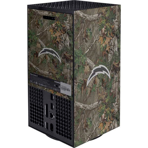 NFL Los Angeles Chargers Realtree Xtra Green Camo Xbox Series X Bundle Skin