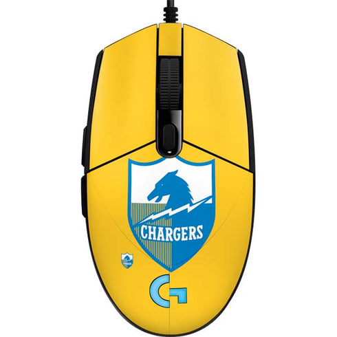 NFL Los Angeles Chargers Retro Logo G203 Prodigy RGB Wired Gaming Mouse Skin