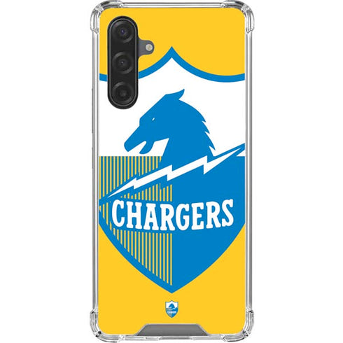 NFL Los Angeles Chargers Retro Logo Galaxy A17 Clear Case