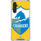 NFL Los Angeles Chargers Retro Logo Galaxy A17 Clear Case