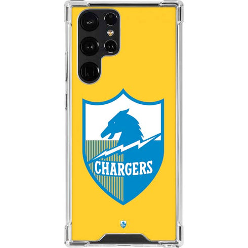 NFL Los Angeles Chargers Retro Logo Galaxy S23 Ultra Clear Case