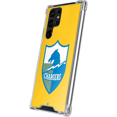 NFL Los Angeles Chargers Retro Logo Galaxy S23 Ultra Clear Case