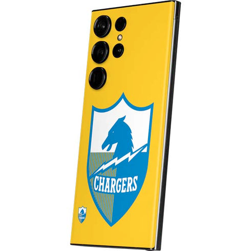 NFL Los Angeles Chargers Retro Logo Galaxy Skins