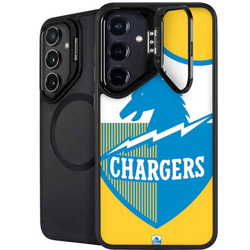 NFL Los Angeles Chargers Retro Logo Galaxy S25 Kickstand Case