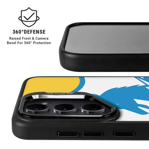 NFL Los Angeles Chargers Retro Logo Galaxy S25 Kickstand Case