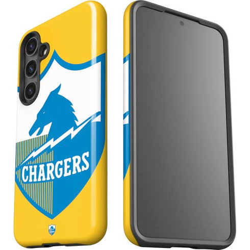 NFL Los Angeles Chargers Retro Logo Galaxy S25 Plus Impact Case