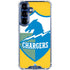 NFL Los Angeles Chargers Retro Logo Galaxy S25 Plus Clear Case
