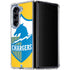 NFL Los Angeles Chargers Retro Logo Galaxy Z Fold5 5G Clear Case