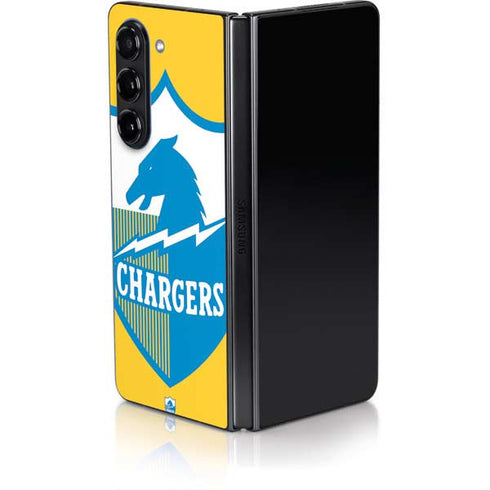 NFL Los Angeles Chargers Retro Logo Galaxy Z Fold5 5G Skin