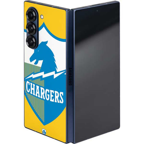 NFL Los Angeles Chargers Retro Logo Galaxy Z Fold6 Skin