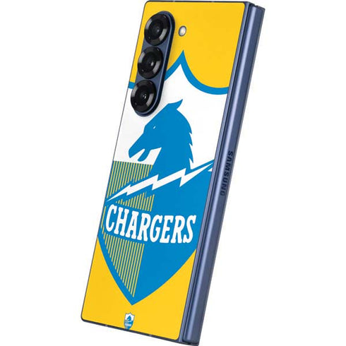 NFL Los Angeles Chargers Retro Logo Galaxy Z Fold6 Skin
