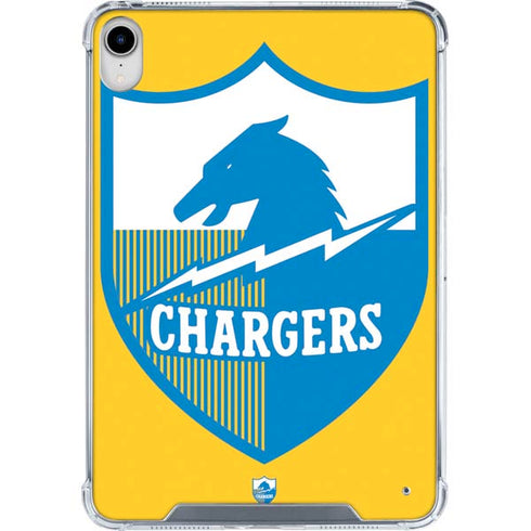NFL Los Angeles Chargers Retro Logo iPad 11th Gen (2025) Clear Case