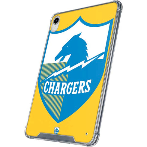 NFL Los Angeles Chargers Retro Logo iPad 11th Gen (2025) Clear Case