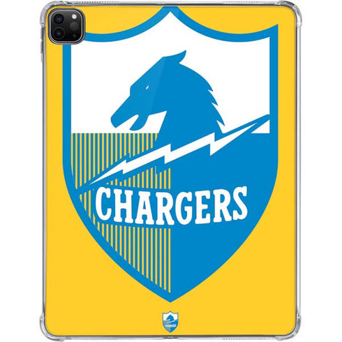 NFL Los Angeles Chargers Retro Logo iPad Pro 11in (2024) Clear Case