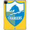 NFL Los Angeles Chargers Retro Logo iPad Pro 11in (2024) Clear Case