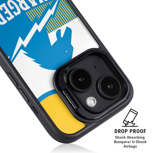 NFL Los Angeles Chargers Retro Logo iPhone 14 Kickstand Case