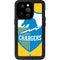 NFL Los Angeles Chargers Retro Logo iPhone 15 Pro Waterproof Case