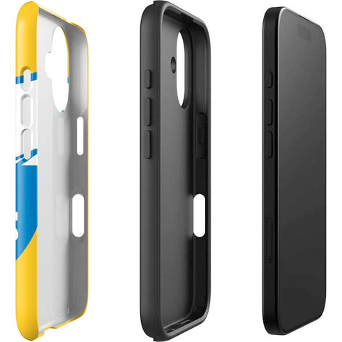 NFL Los Angeles Chargers Retro Logo iPhone 16 Impact Case
