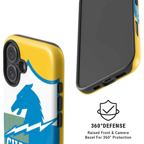 NFL Los Angeles Chargers Retro Logo iPhone 16 Magsafe Impact Case
