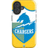 NFL Los Angeles Chargers Retro Logo iPhone 16 Plus Impact Case