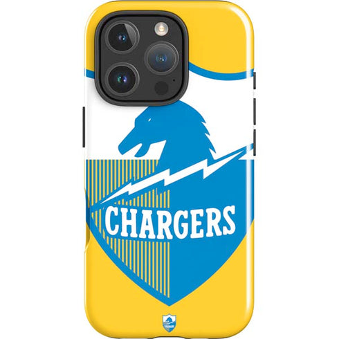 NFL Los Angeles Chargers Retro Logo iPhone 16 Pro Max Impact Case