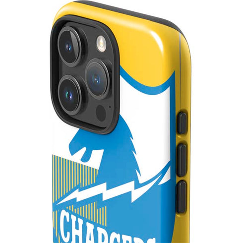 NFL Los Angeles Chargers Retro Logo iPhone 16 Pro Max Impact Case
