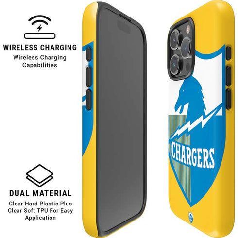NFL Los Angeles Chargers Retro Logo iPhone 16 Pro Max Magsafe Impact Case