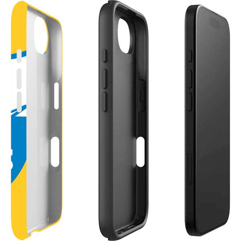 NFL Los Angeles Chargers Retro Logo iPhone 16e Impact Case