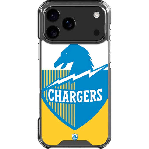 NFL Los Angeles Chargers Retro Logo iPhone 18 Pro Max Clear Case