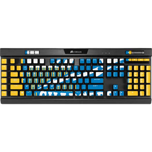 NFL Los Angeles Chargers Retro Logo K95 RGB PLATINUM Mechanical Gaming Keyboard Skin