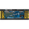 NFL Los Angeles Chargers Retro Logo K95 RGB PLATINUM Mechanical Gaming Keyboard Skin