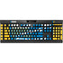 NFL Los Angeles Chargers Retro Logo K95 RGB PLATINUM Mechanical Gaming Keyboard Skin