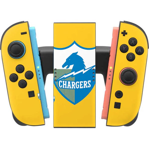 NFL Los Angeles Chargers Retro Logo Nintendo Switch 2 (2025) Joy-Con Controller Skin