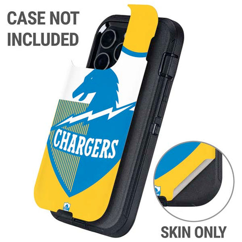 NFL Los Angeles Chargers Retro Logo Otterbox Defender iPhone Skin